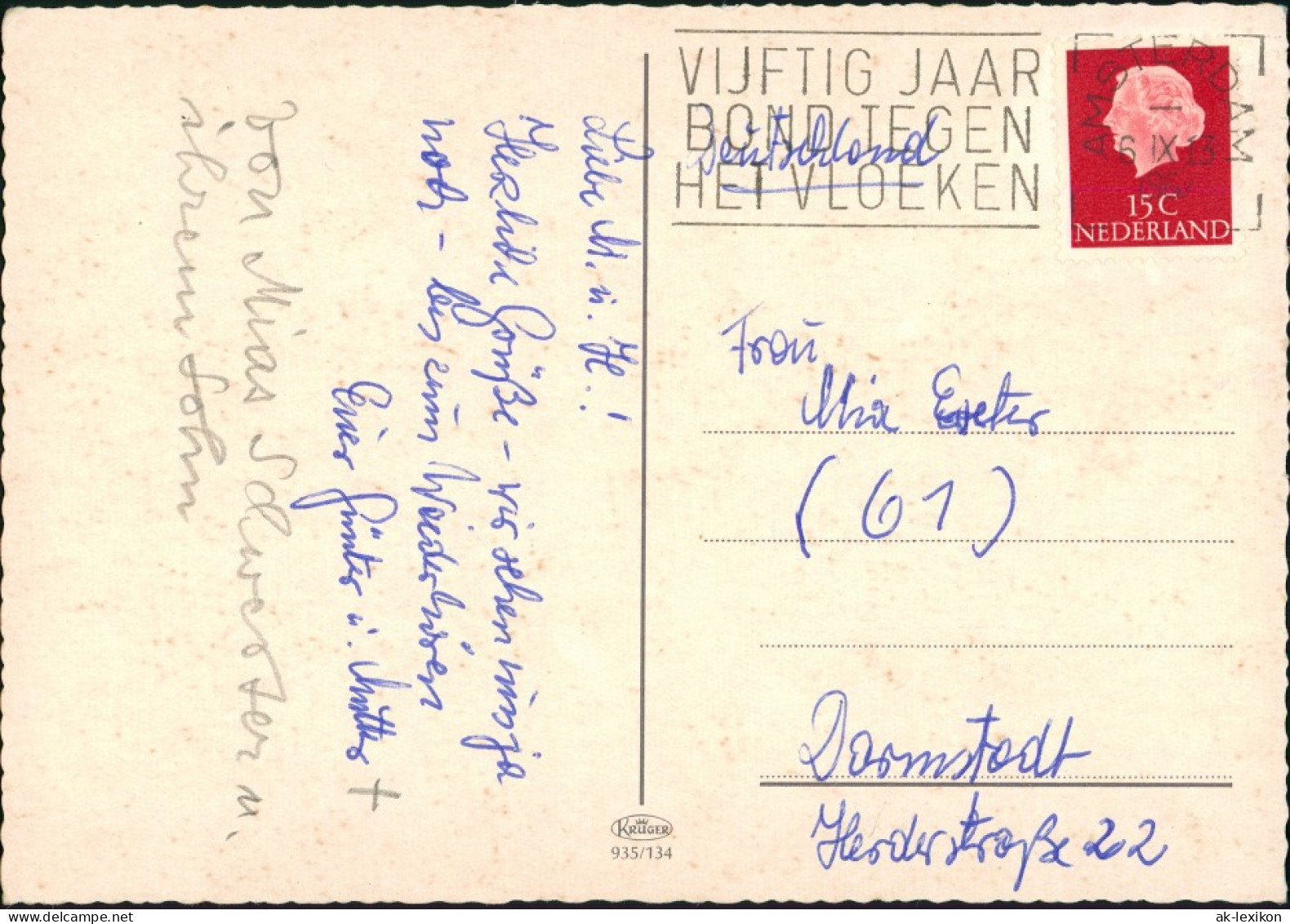 Postkaart Amsterdam Amsterdam Mehrbild-AK 4 Stadt-Ansichten 1965 - Amsterdam