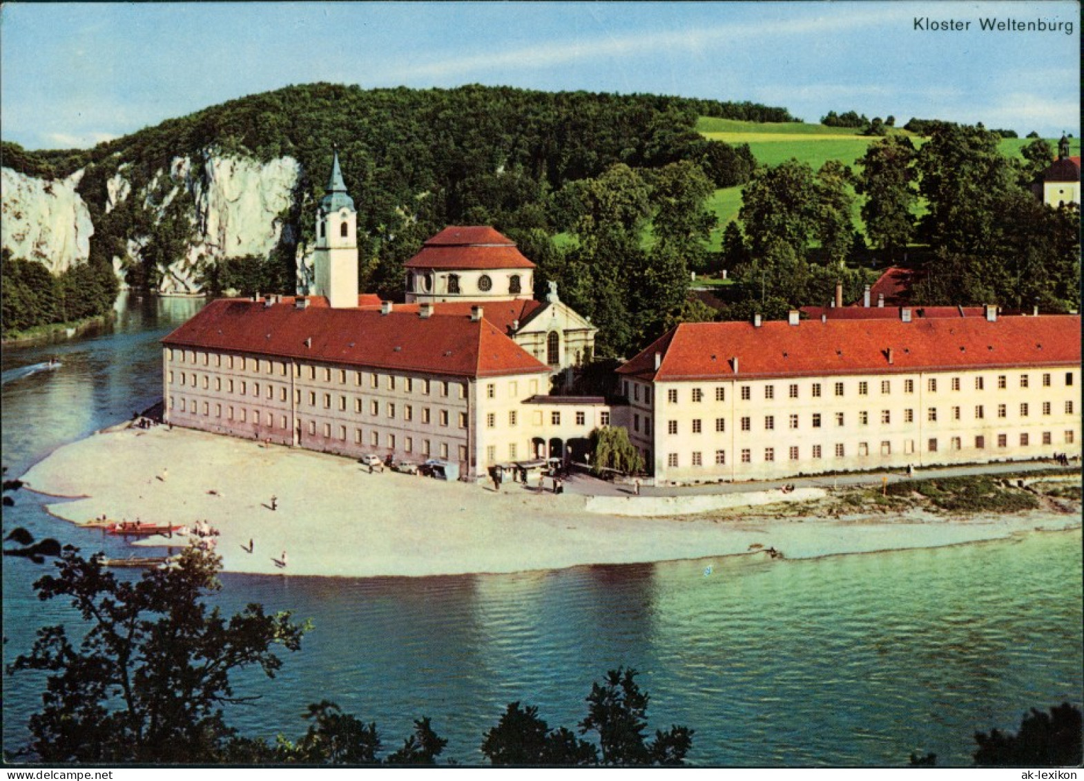 Ansichtskarte Kelheim Kloster Weltenburg Gesamtansicht 1972 - Kelheim