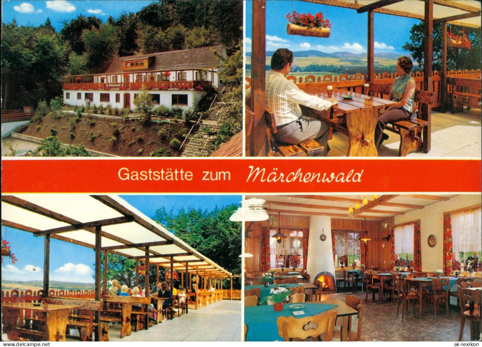 Deilinghofen-Hemer Gaststätte Zum Märchenwald Ortsteil Brockhausen 4  1975 - Hemer