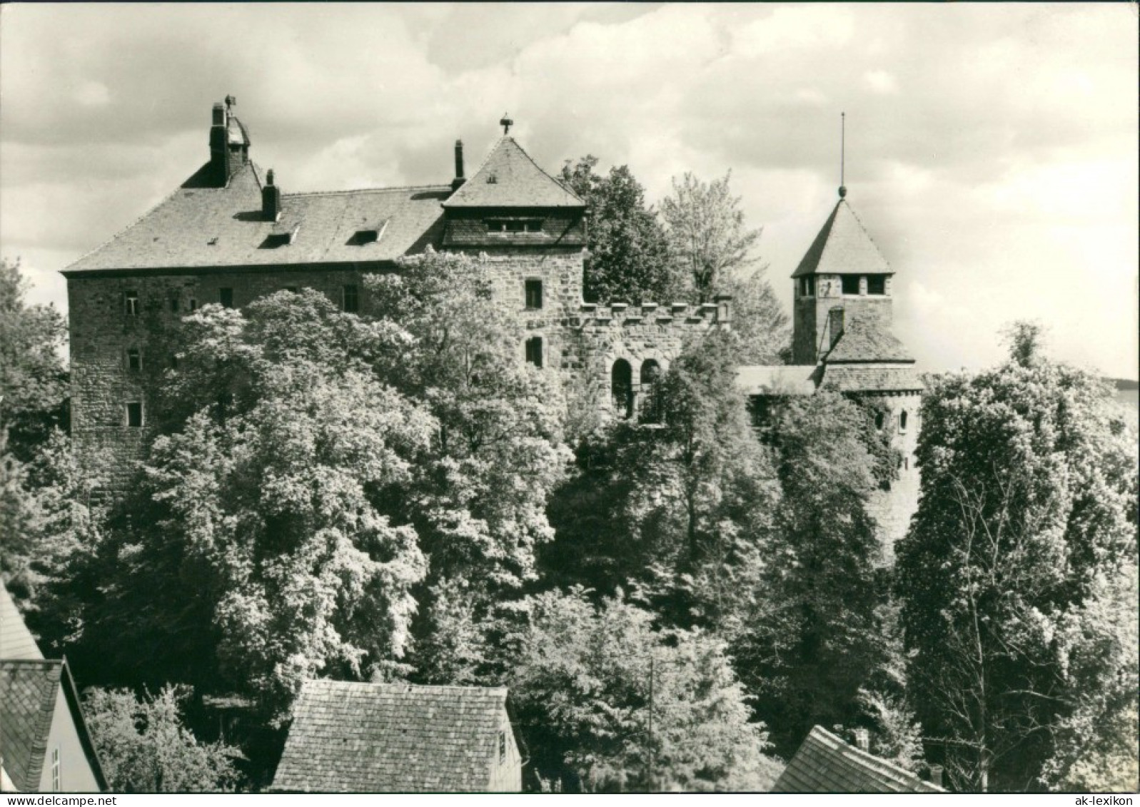 Ansichtskarte Elgersburg Schloss Elgersburg Gesamtansicht 1984 - Elgersburg