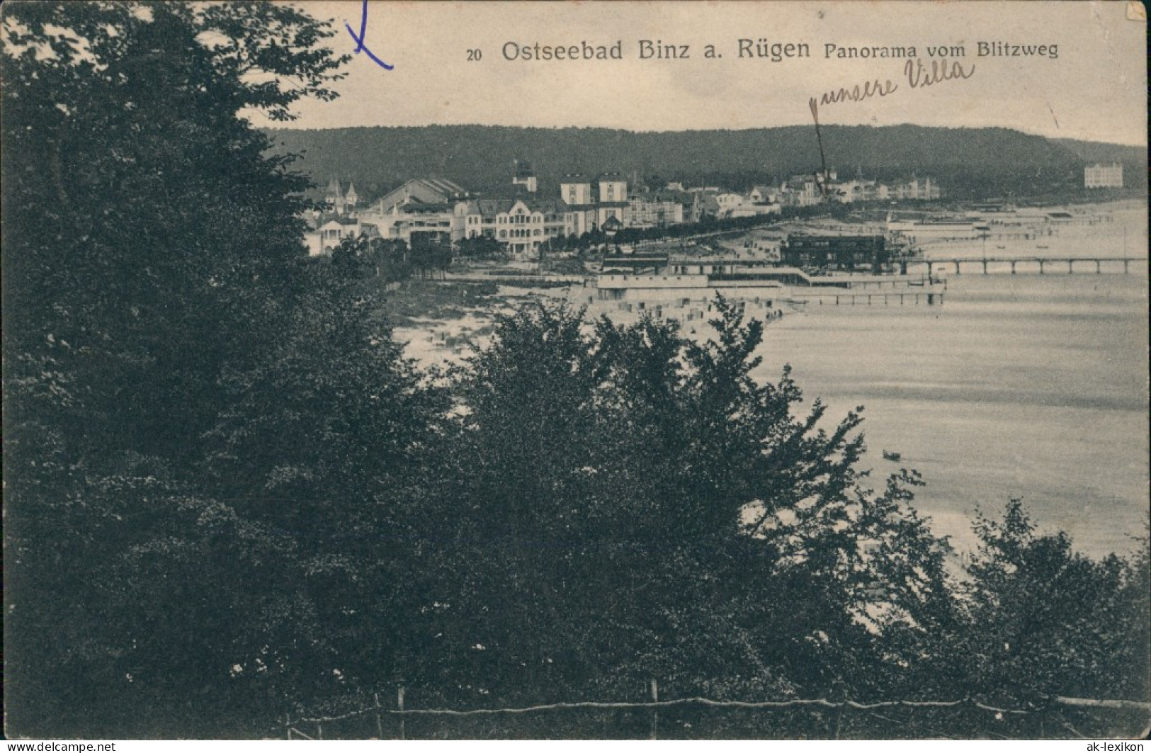 Ansichtskarte Sellin Panorama Vom Blitzweg 1913 - Sellin