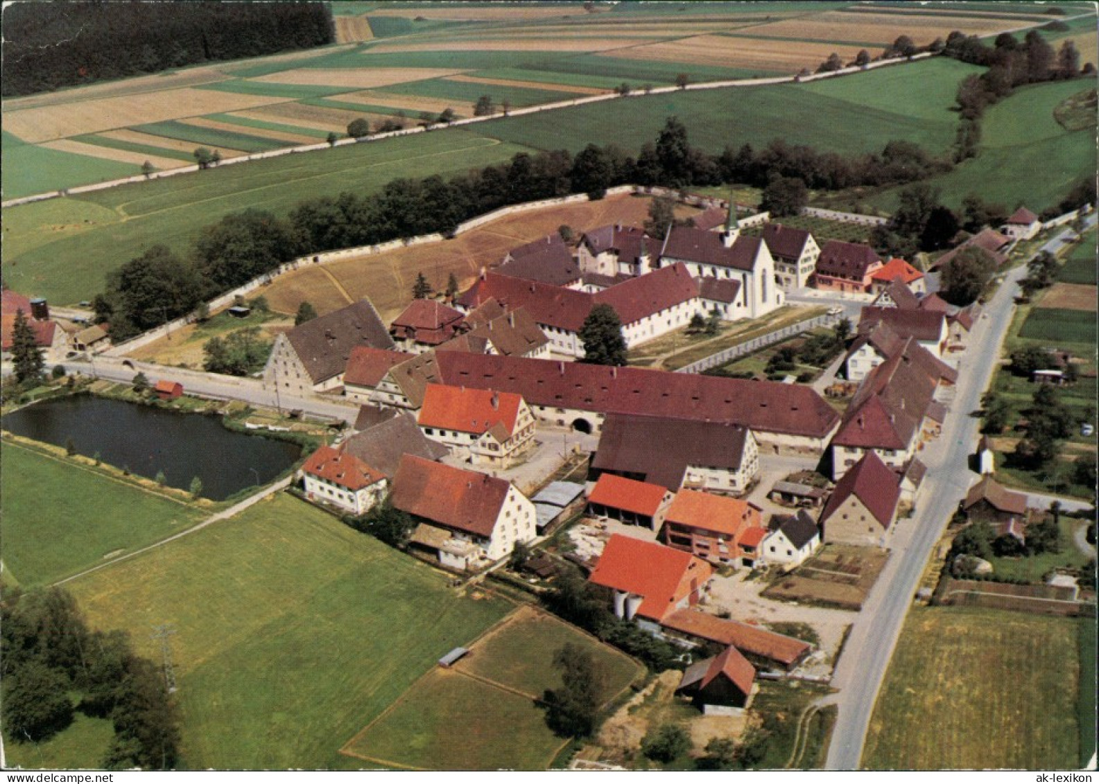 Heiligkreuztal Luftbild Überflugkart Zisterzienserinnen-Kloster 1978 - Ribnitz-Damgarten