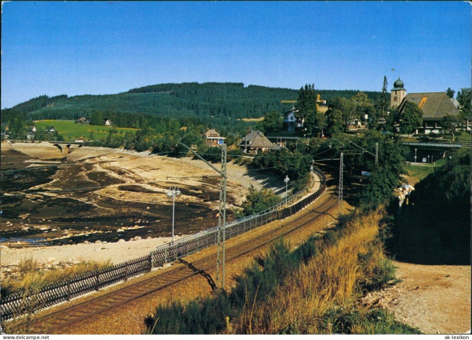 Ansichtskarte Schluchsee Schluchsee - Abgelassenes Wasser 1983 - Schluchsee