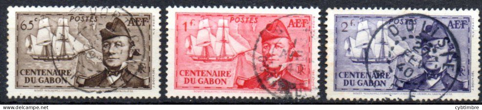 A.E.F.:Yvert N° 66-67-69° - Used Stamps