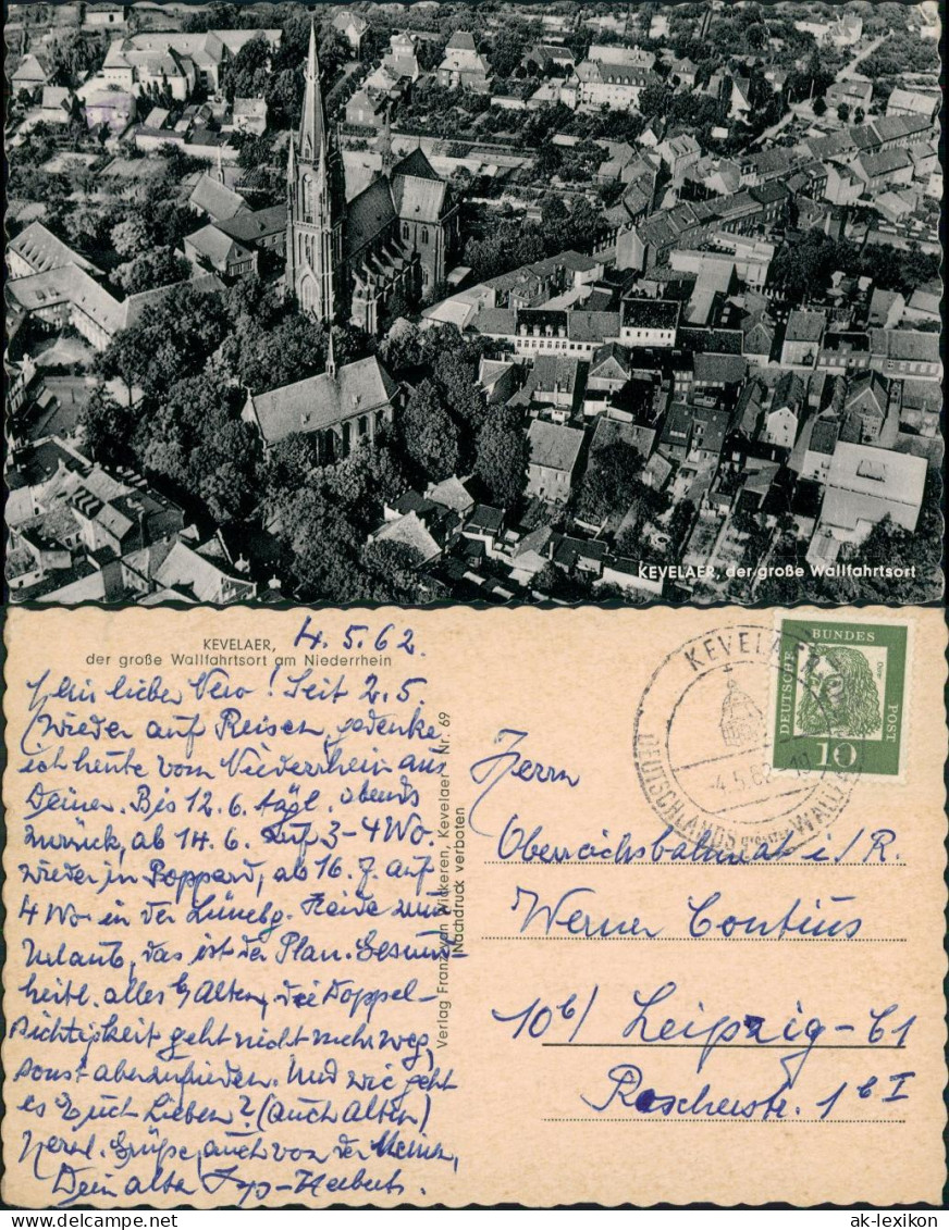 Ansichtskarte Kevelaer Luftbild 1962 - Kevelaer