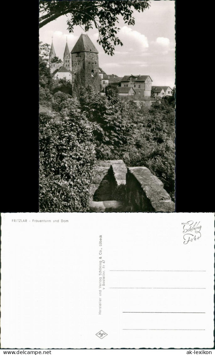 Ansichtskarte Fritzlar Frauenturm Und Dom 1964 - Fritzlar