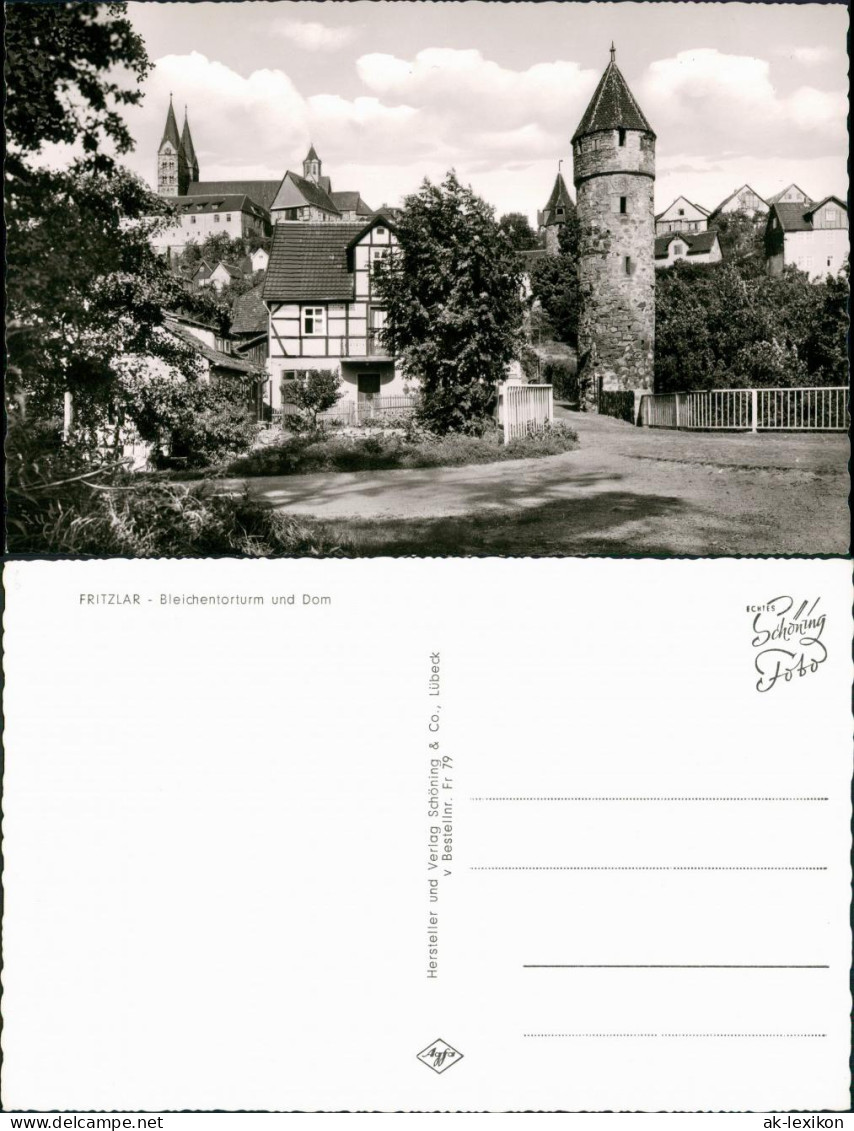 Ansichtskarte Fritzlar Bleichentorturm Und Dom 1964 - Fritzlar
