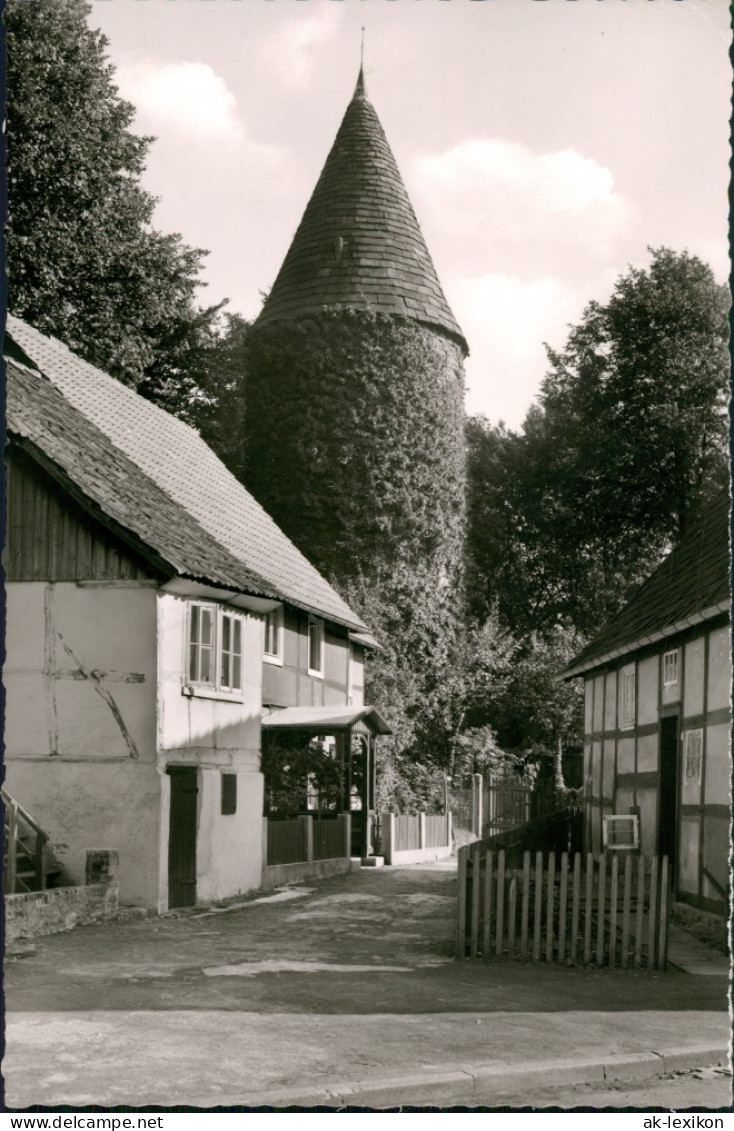 Ansichtskarte Lügde (Westfalen) Alter Festungsturm Im Winkel 1963 - Luedge