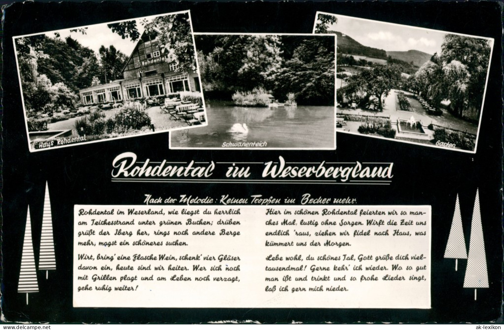 Ansichtskarte Hessisch Oldendorf Rhodental Im Weserbergland 3 Bild 1964 - Hessisch-Oldendorf