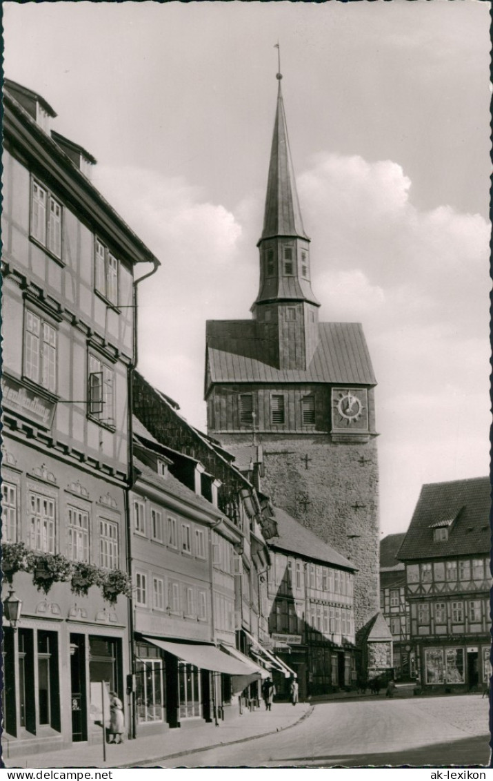 Ansichtskarte Osterode (Harz) Marktplatz Mit St. Aegidien-Kirche 1960 - Osterode