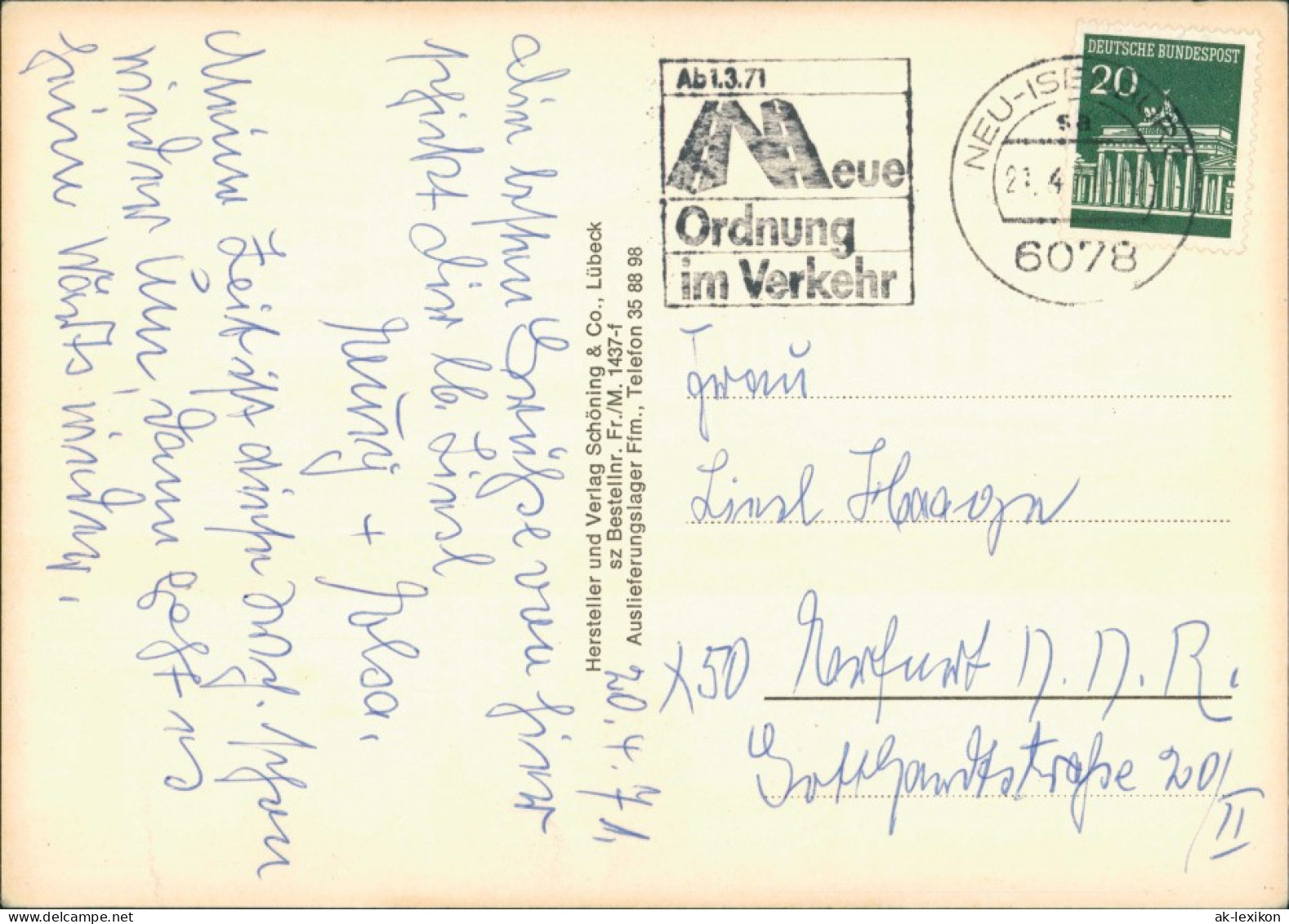 Neu-Isenburg Mehrbild-AK Mit Siedlung Gravenbruch, Rathaus Uvm. 1971 - Neu-Isenburg