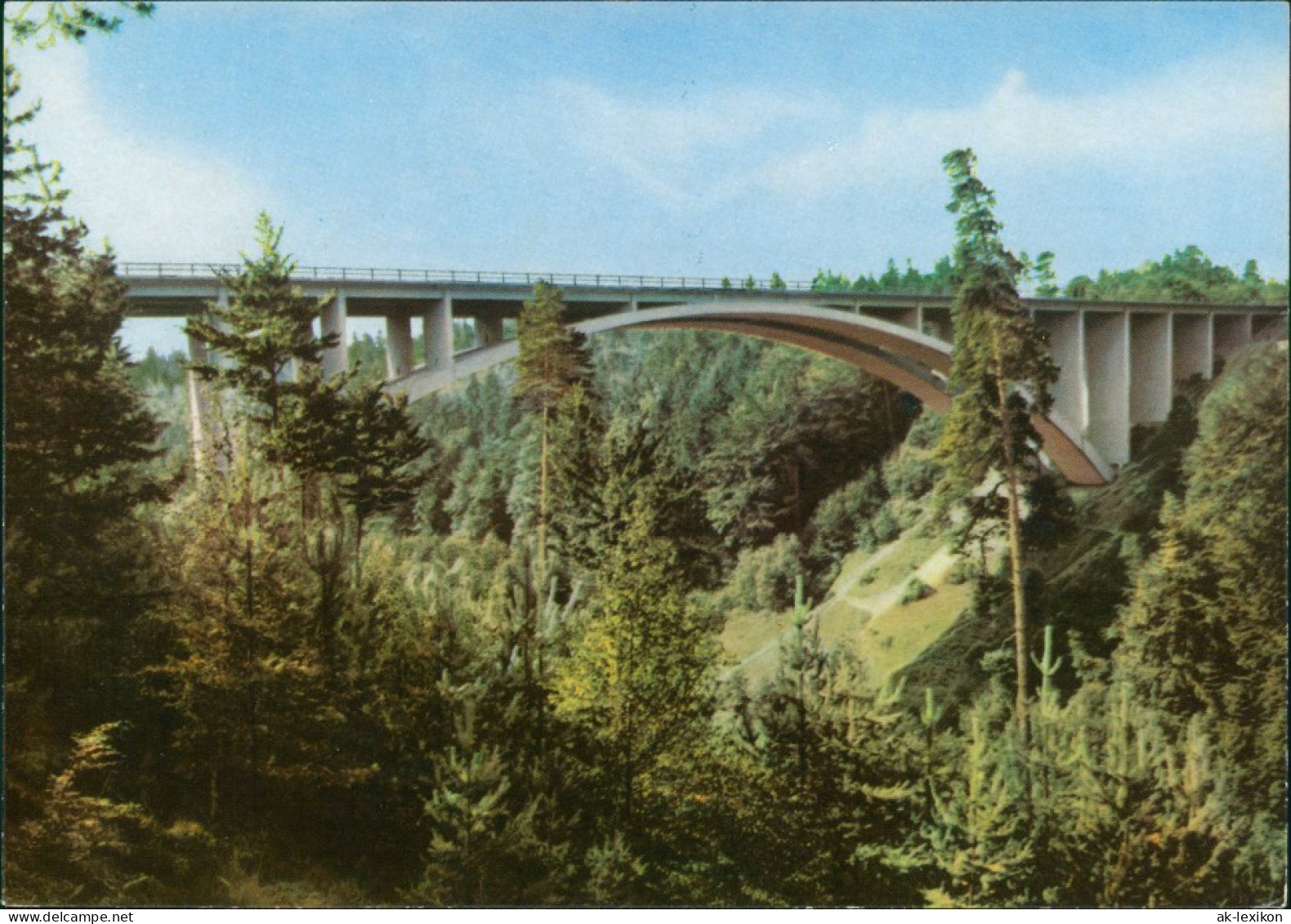 Hermsdorf (Thüringen) Brücke Teufelstal/Teufelstalbrücke 1968/1969 - Hermsdorf