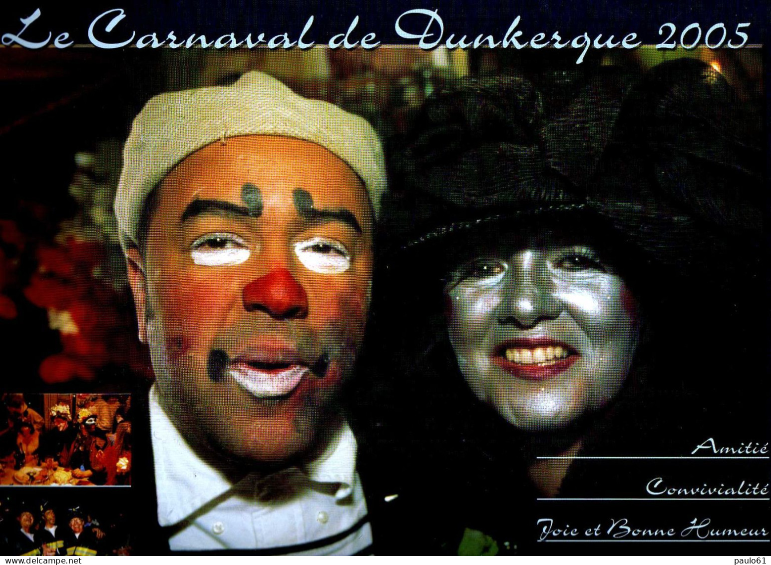 DUNKERQUE   Calendrier  Du Carnaval De La Region  DUNKERQUOISE Année2005 - Tamaño Grande : 2001-...