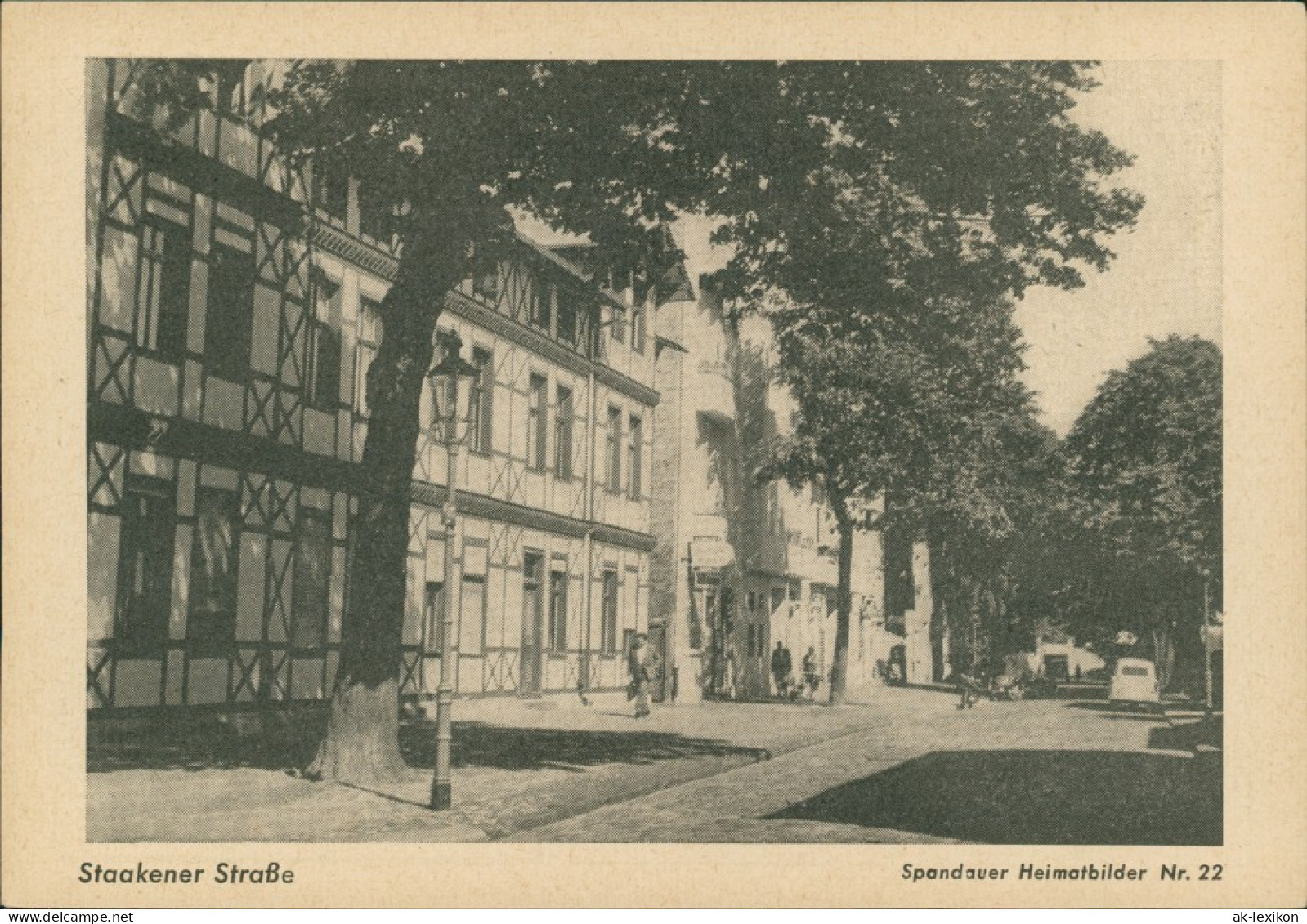 Spandau-Berlin Spandauer Volksblatt Heimatbild Staakener Straße 1959 - Spandau