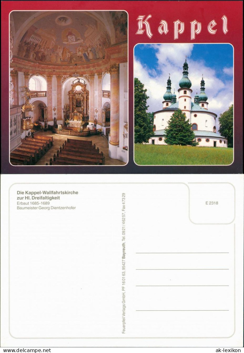 Münchenreuth-Waldsassen Dreifaltigkeits Wallfahrtskirche Kappl 2 Bild 2002 - Waldsassen