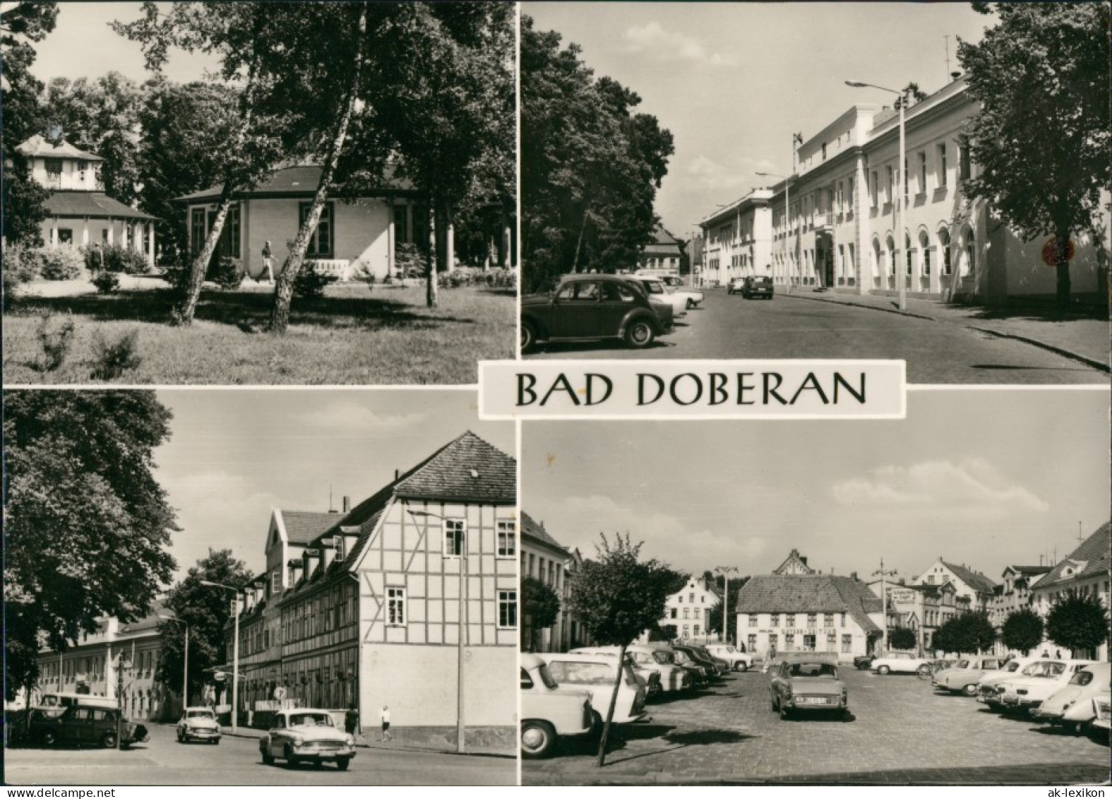 Bad Doberan DDR Mehrbild-AK Mit Am Kamp, HOG Kurhaus, Neuer Markt Uvm. 1973 - Bad Doberan