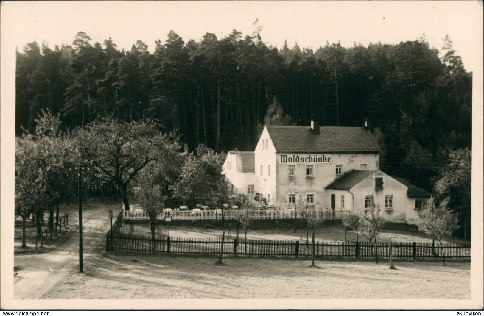 Ansichtskarte Hartha Walschänke 1956 - Hartha