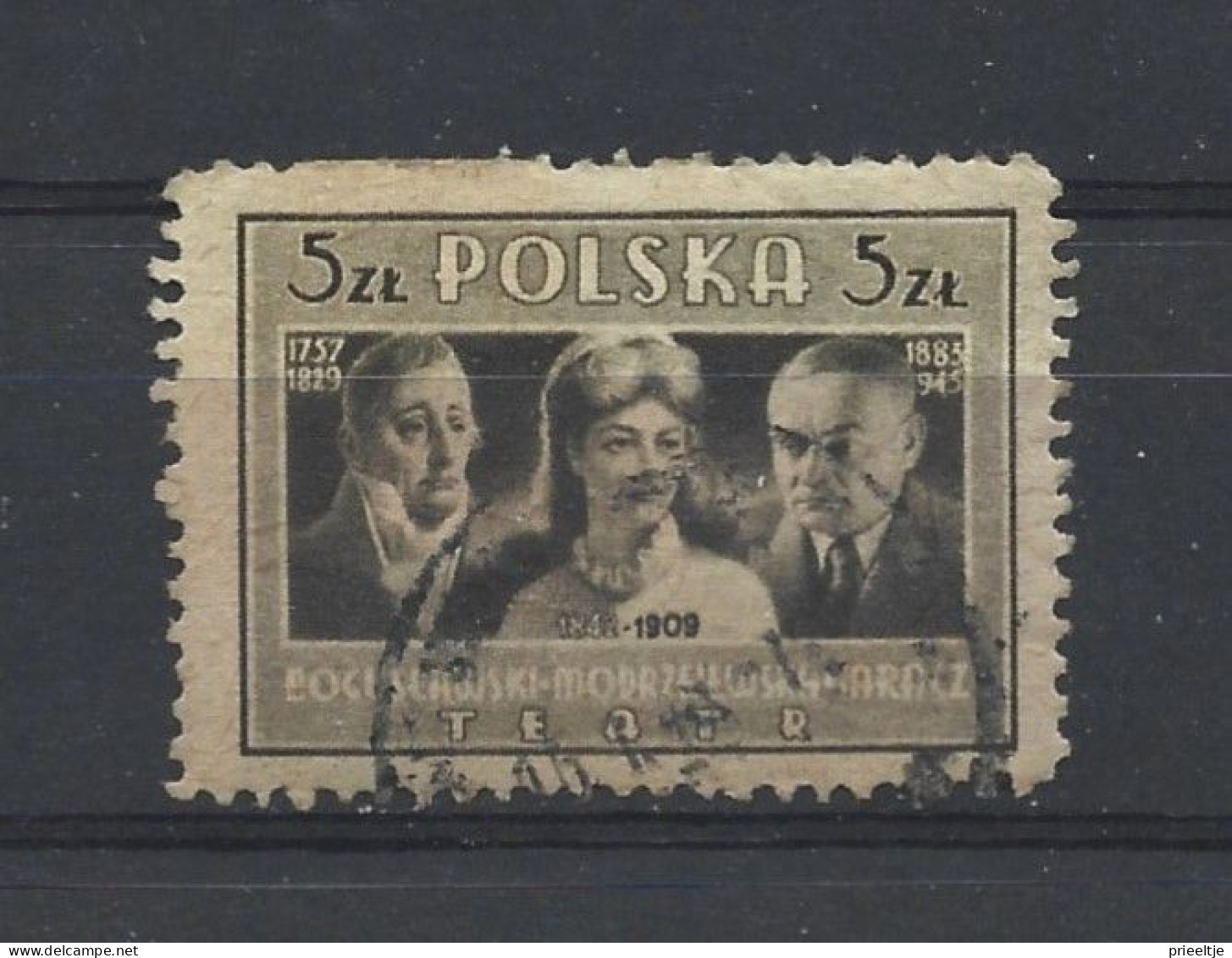 Poland 1947 Celebrities Y.T. 490 (0) - Gebraucht