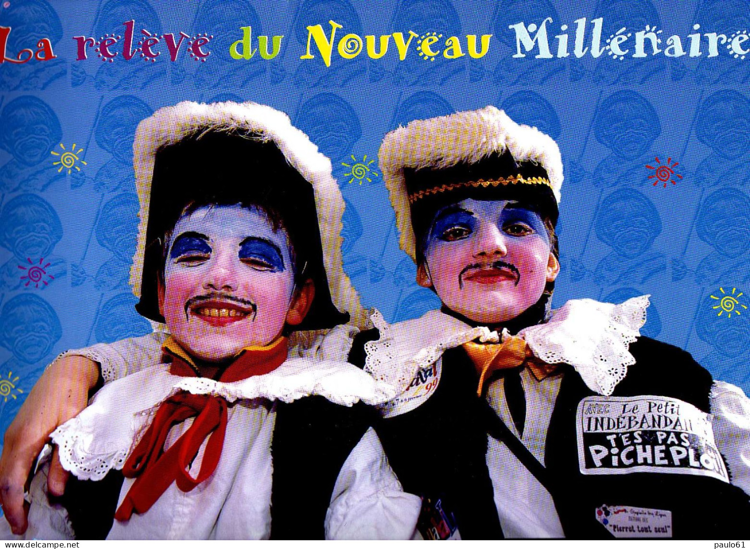 DUNKERQUE Calendrier  Du Carnaval De La Region  DUNKERQUOISE Année 2000 - Big : 1991-00