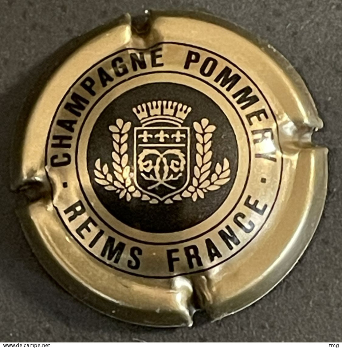 239 - 69 - Pommery, Bronze Et Noir, Reims France (côte 5 €) Capsule De Champagne - Pomméry