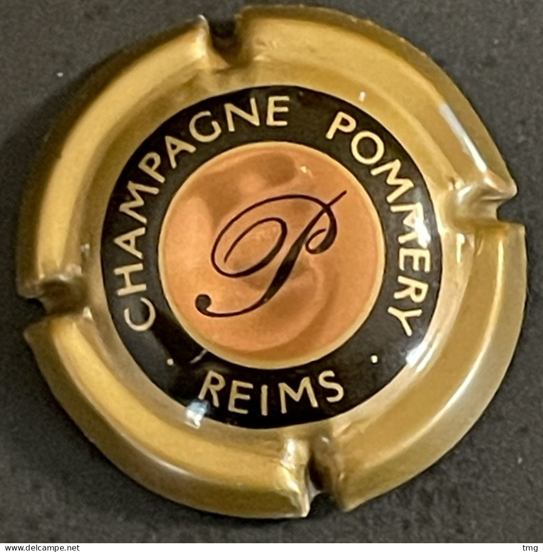 241 - 65 - Pommery, Cuivre, Intérieur Rosé, Reims (côte 12 €) Capsule De Champagne - Pomméry