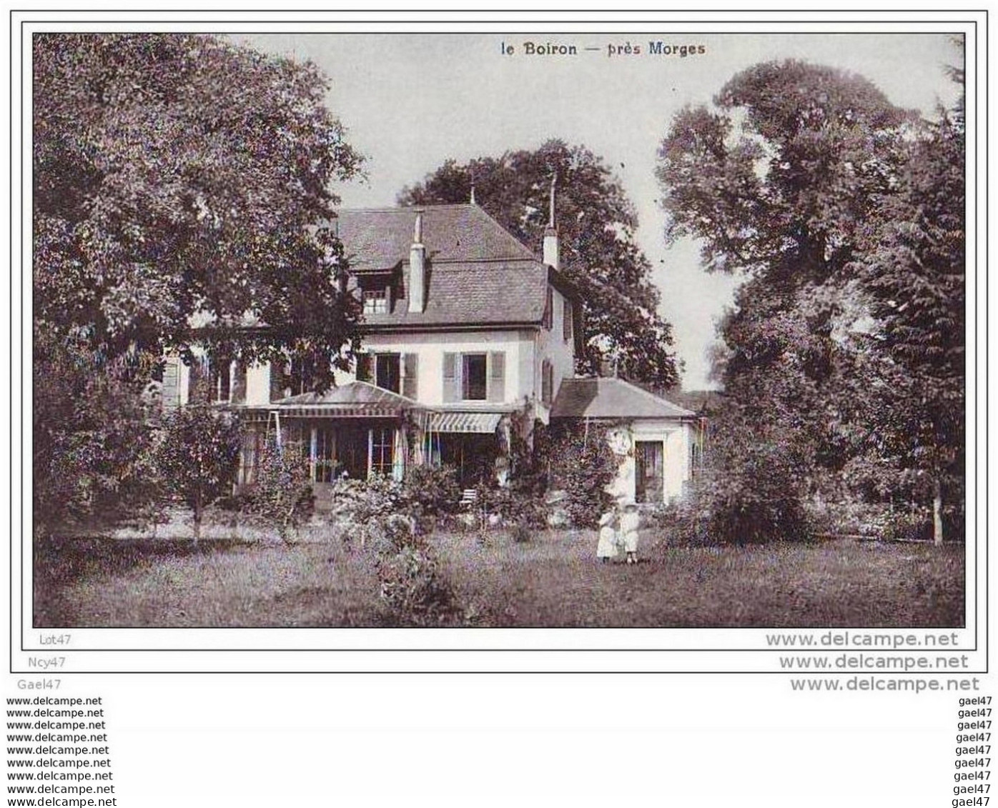 CPA - Suisse - Le Boiron Près Morges - Villa - (ref 1227) - Morges