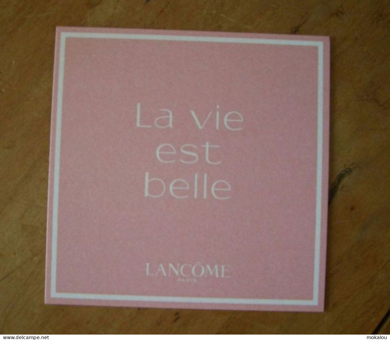 Carte Lancome La Vie Est Belle - Modernes (à Partir De 1961)