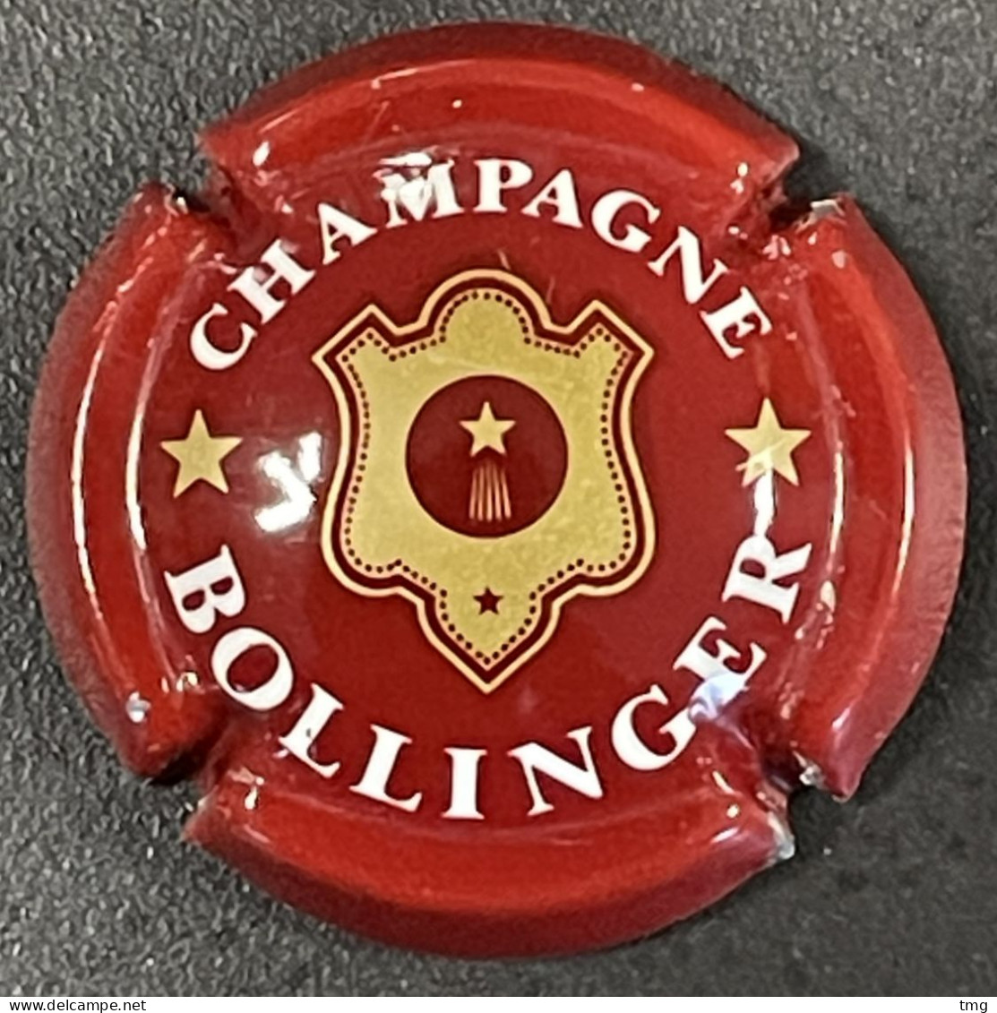 269 - 31 - Bollinger, Lettres épaisses, Bordeaux (côte 5 €) - Capsule De Champagne - Bollinger