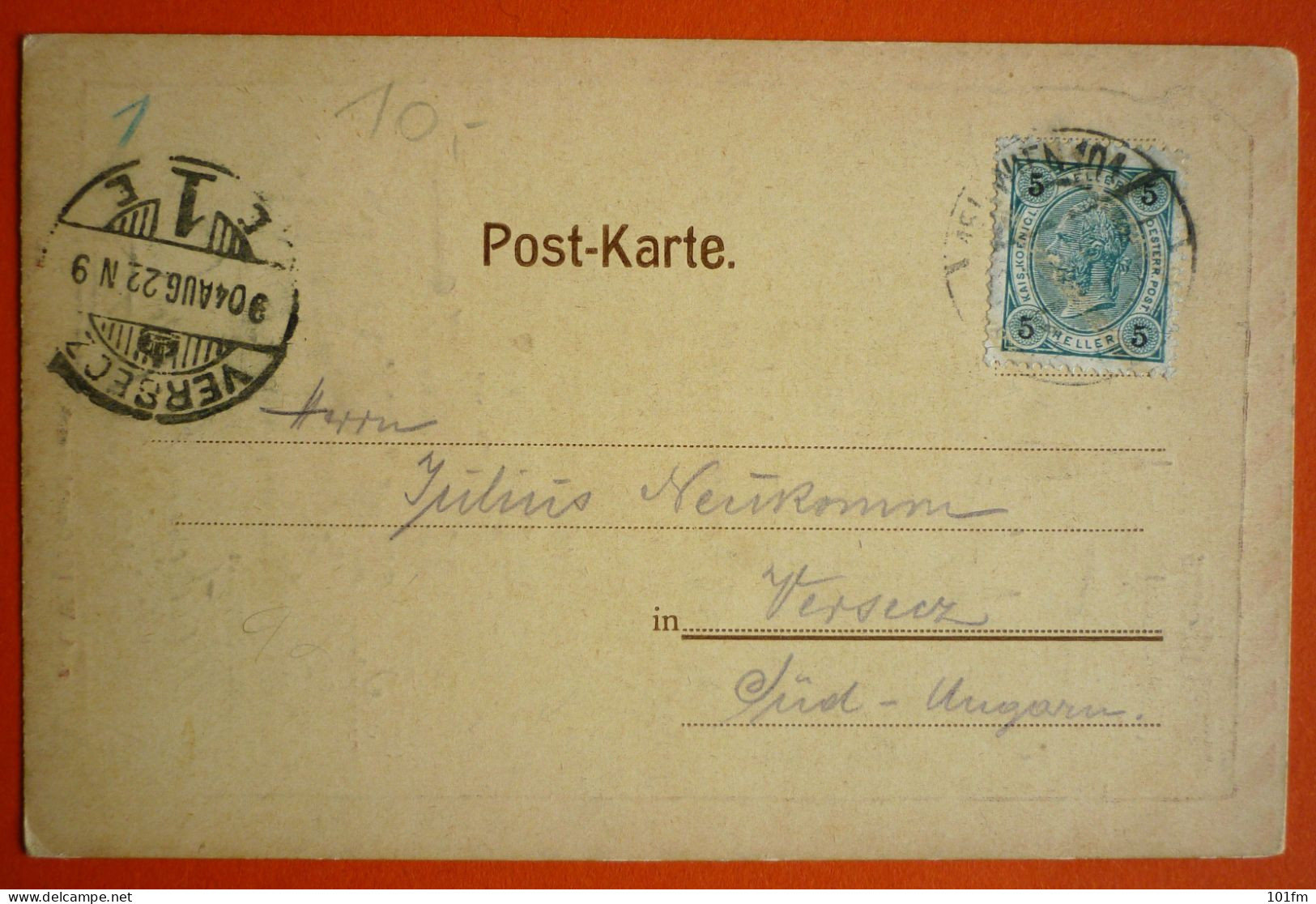 AUSTRIA - WIEN - RATHHAUS KELLER 1904 - Wien Mitte