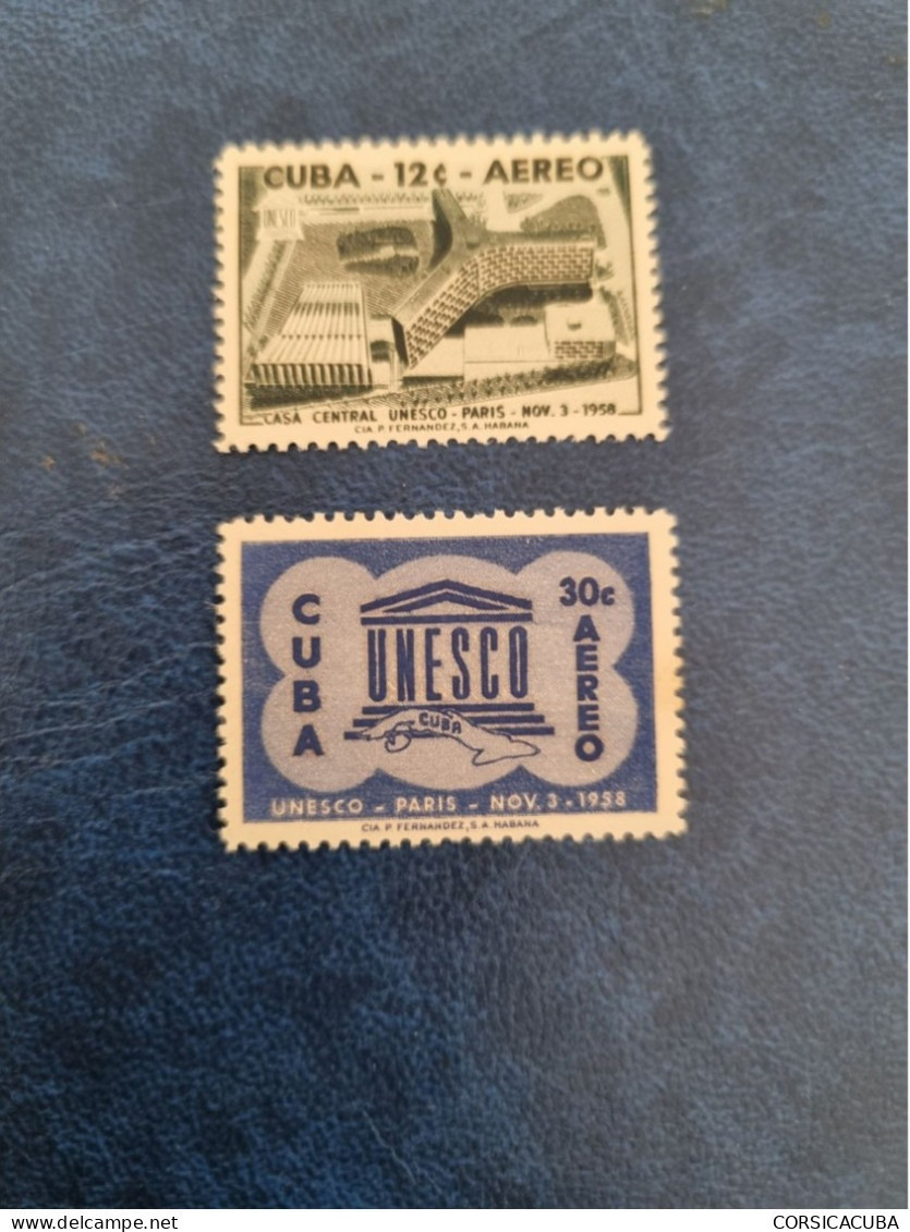 CUBA  NEUF  1958   PALACIO  DE  LA  UNESCO   //  PARFAIT  ETAT  //  1er  CHOIX  // - Unused Stamps