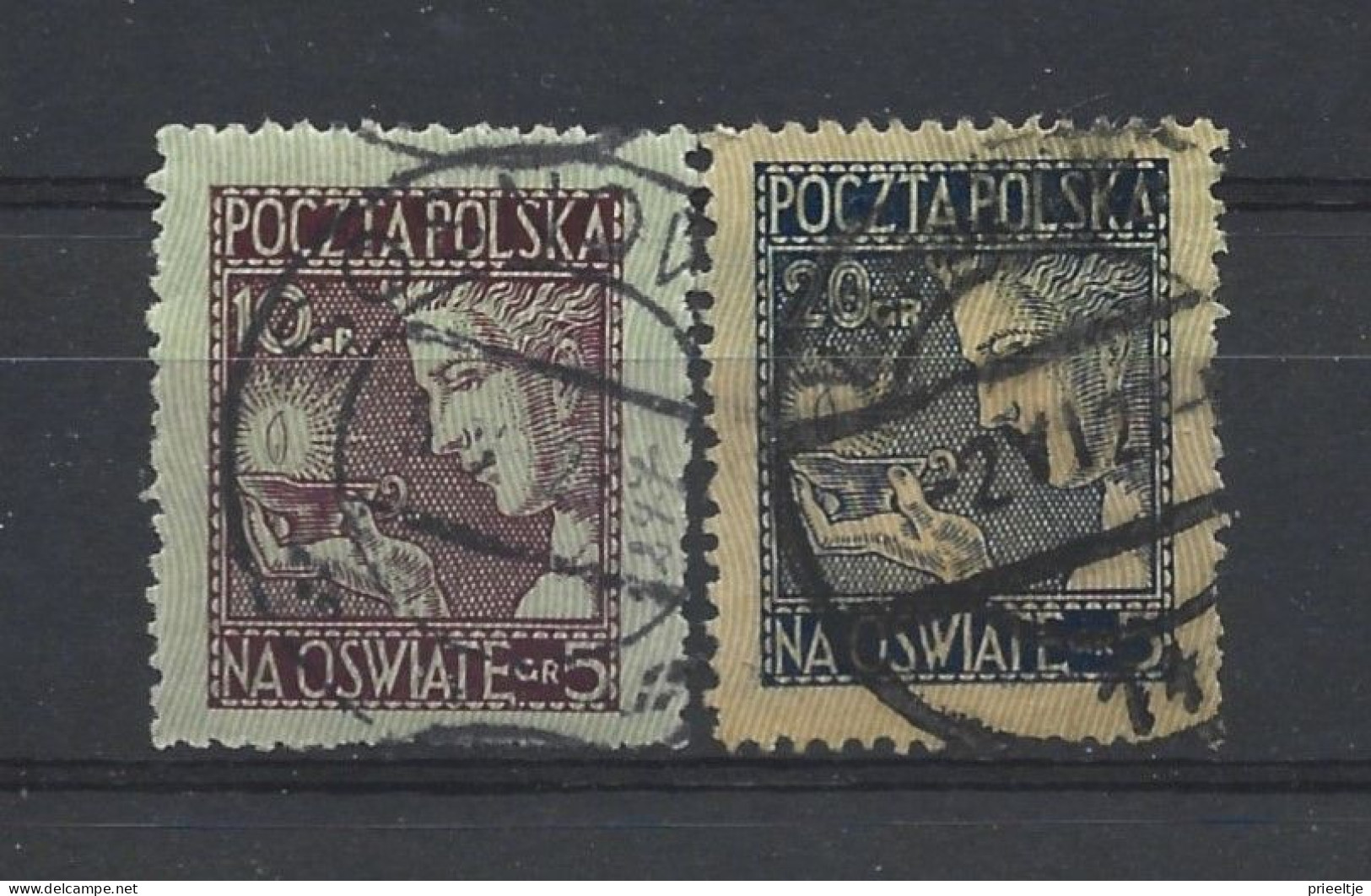 Poland 1927 School Tax Y.T. 334/335 (0) - Gebraucht