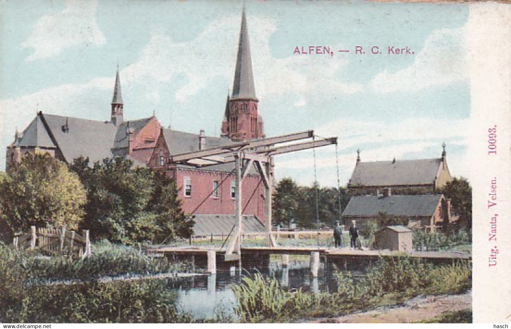 485333Alfen, R. C. Kerk. (Zie Kanten)  - Alphen A/d Rijn