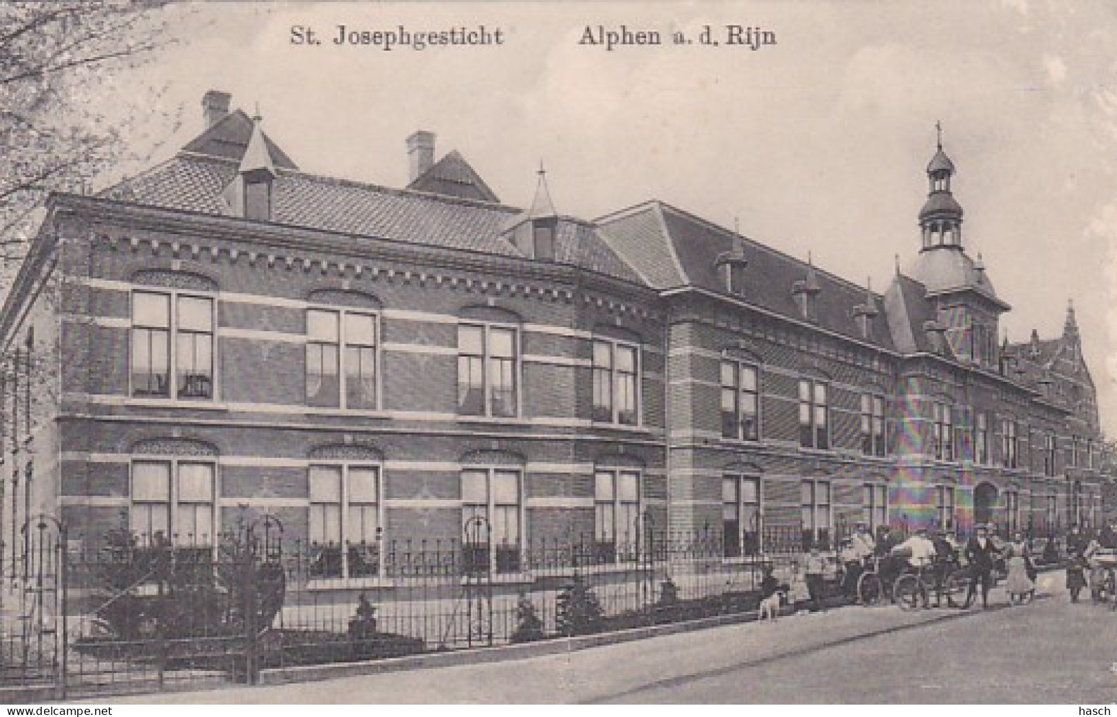 485345Alphen A D Rijn, St. Josephgesticht. 1915. (zie Rechterkant En Linksboven Witte Vlekken)  - Alphen A/d Rijn