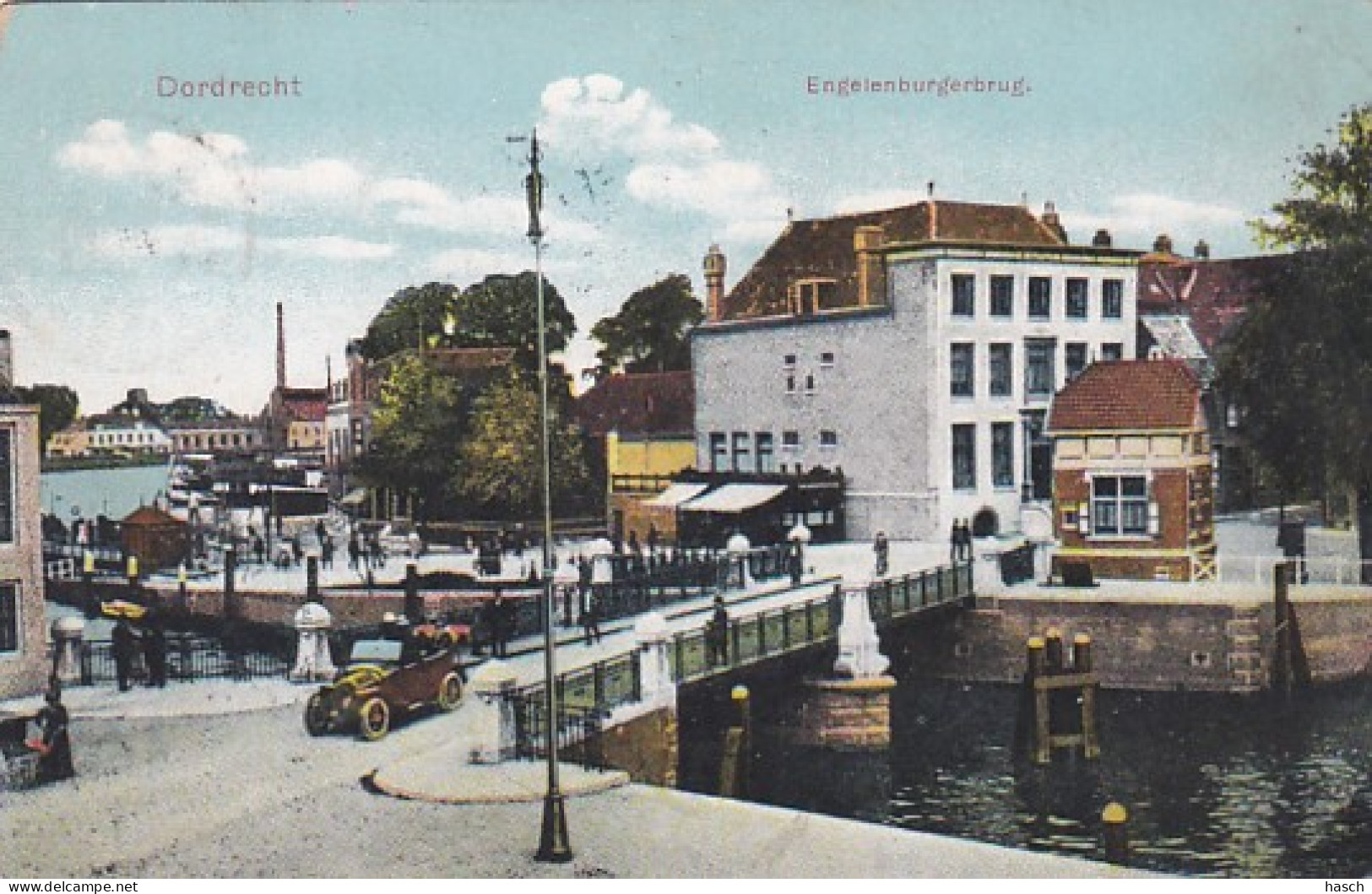 485351Dordrecht, Engelenburgerbrug. (zie Hoeken)  - Dordrecht