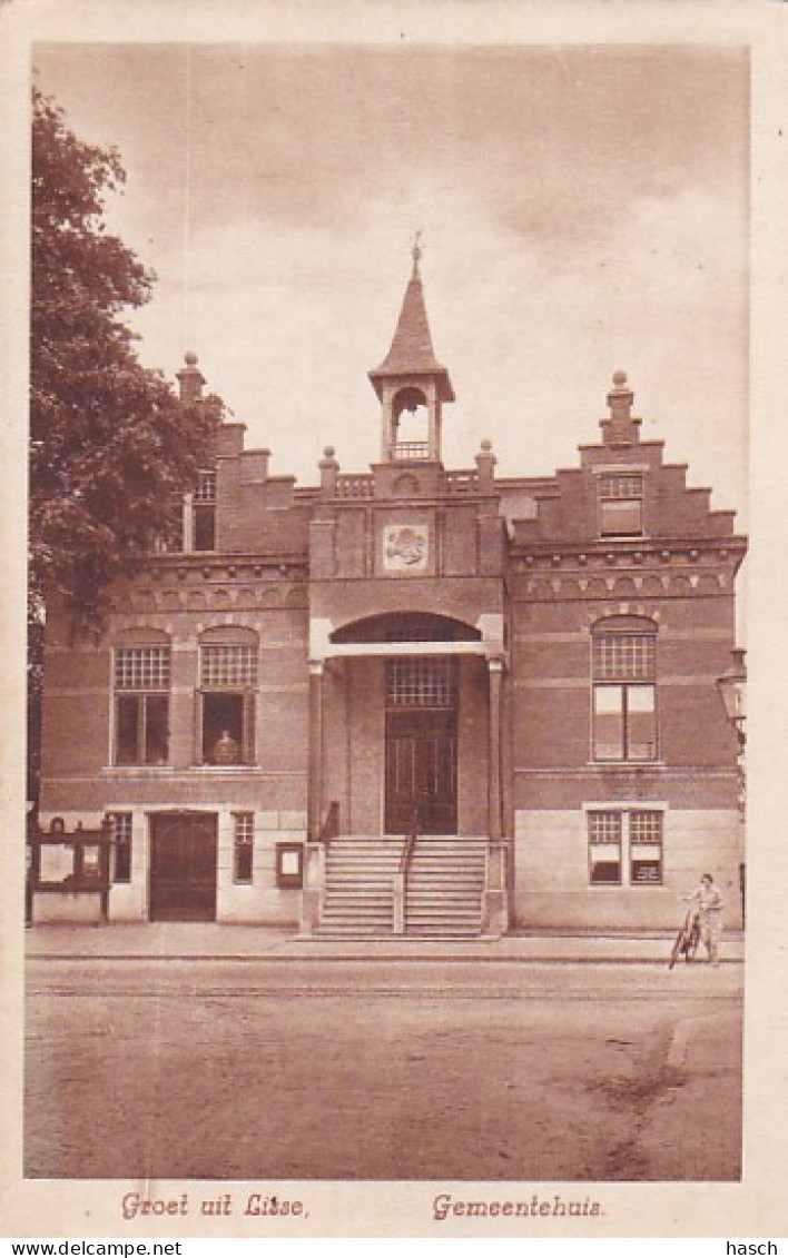 485355Lisse, Gemeentehuis.   - Lisse