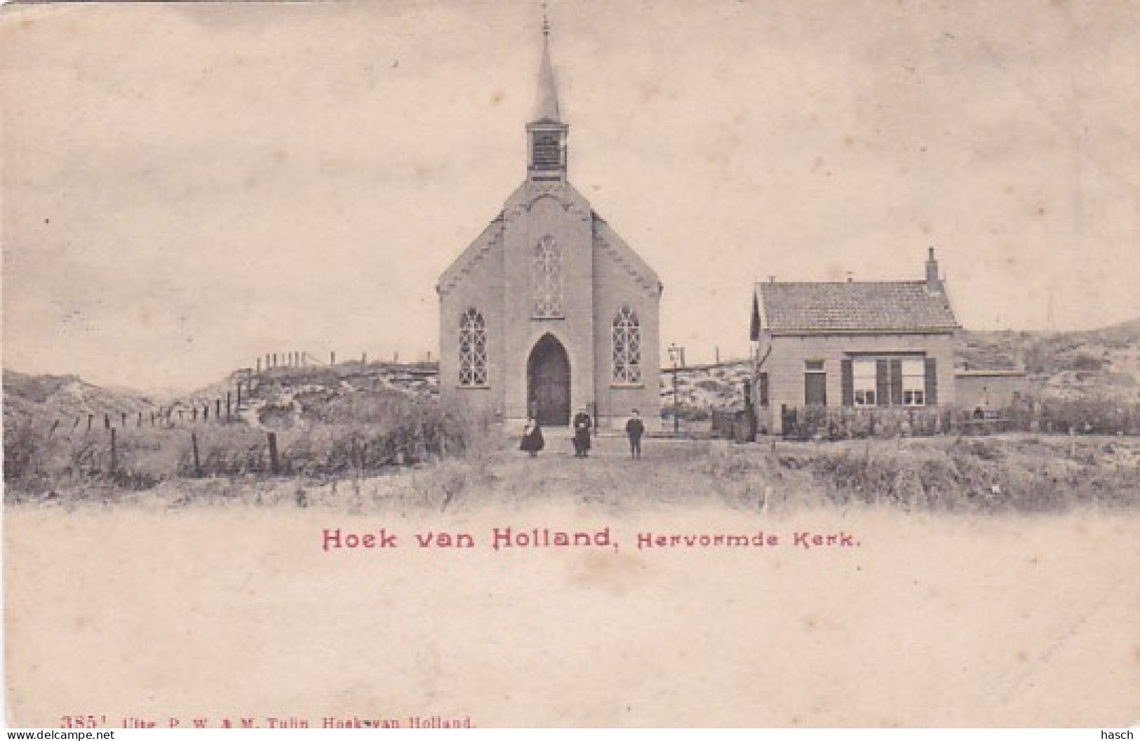 485367Hoek Van Holland, Hervormde Kerk Rond 1900.   - Hoek Van Holland