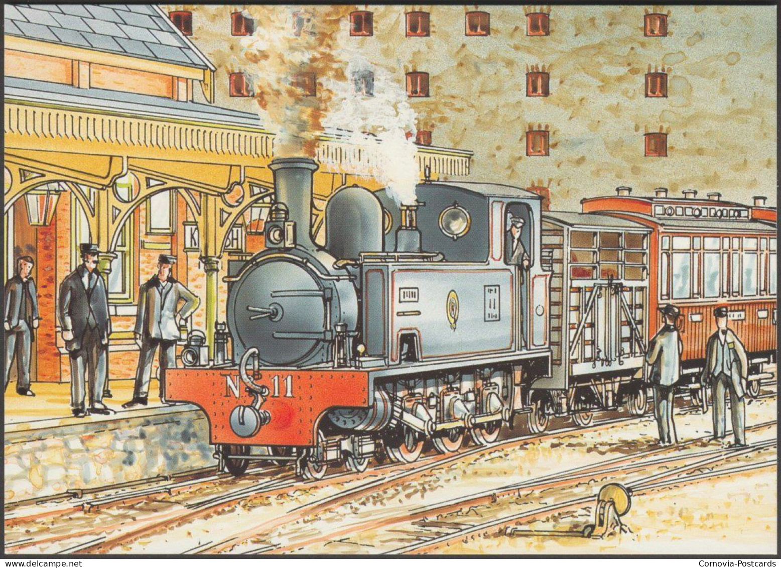 West Clare Railway By Charles Rycraft, 28p Stamp, 1995 - An Post Maximum Card - Cartes-maximum
