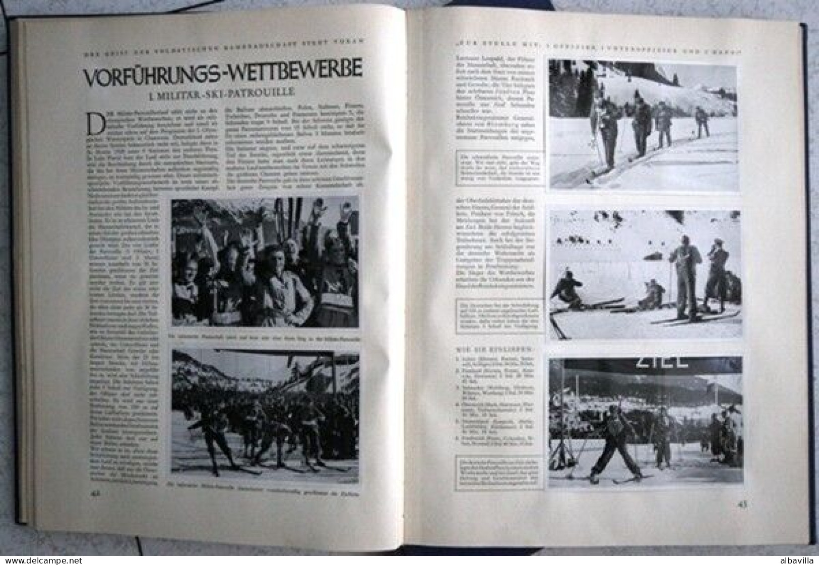 Germania 1936 Olimpiadi Invernali E Estive 2 Volumi Con Dedica Di Un'atleta - Signierte Bücher