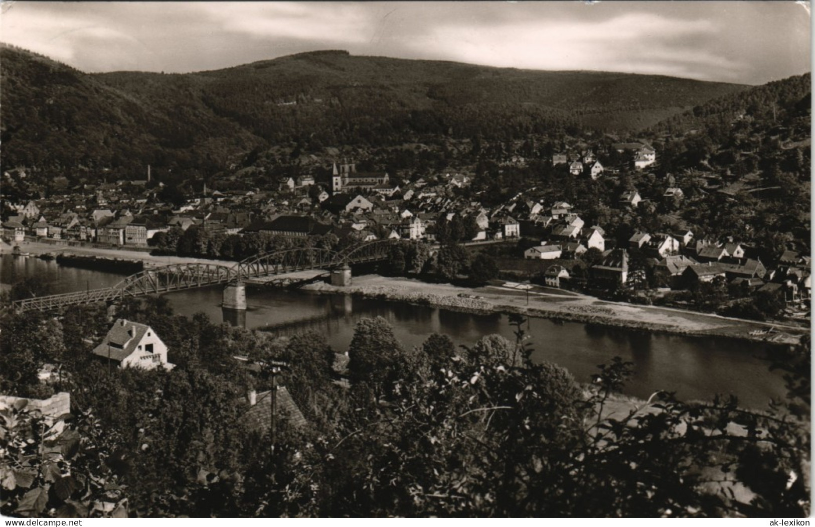 Ansichtskarte Eberbach Stadtblick 1965 - Eberbach