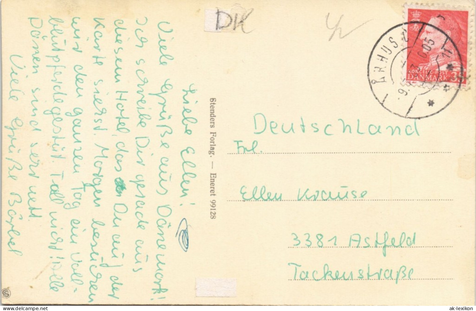 Postcard Aarhus Aarhus, Sjette Frederiks Kro., Alte Autos 1963 - Danemark