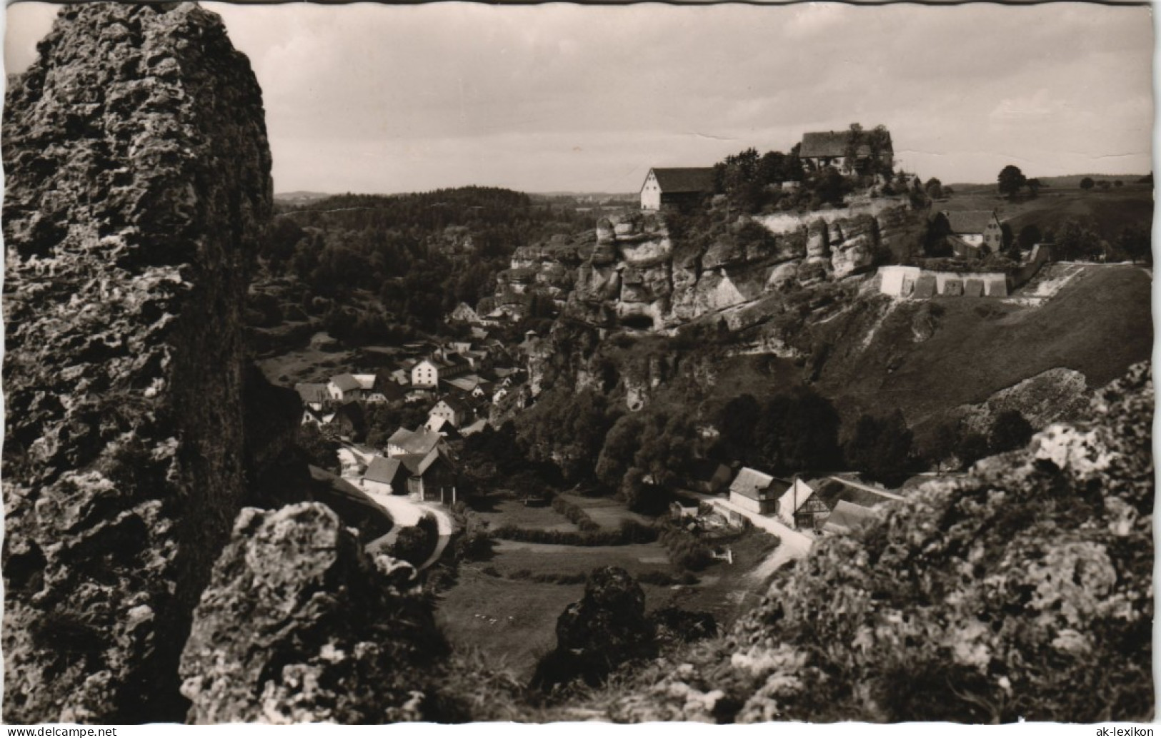 Ansichtskarte Pottenstein Blick Auf Die Stadt 1956 - Pottenstein