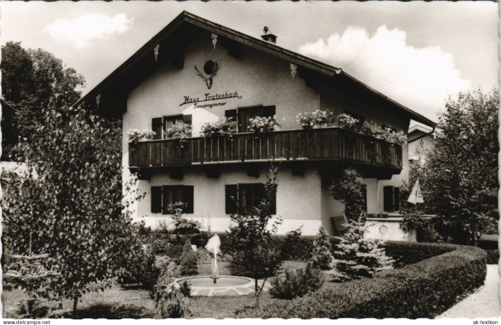 Ansichtskarte Lenggries Haus Tratenbach - Tölzer Straße 1963 - Lenggries