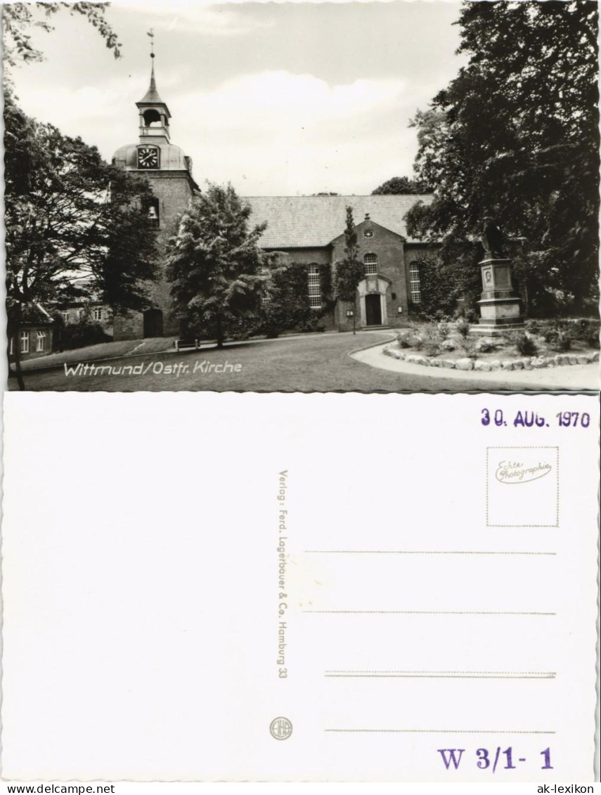 Ansichtskarte Wittmund Straßenpartie - Denkmal 1968 - Wittmund