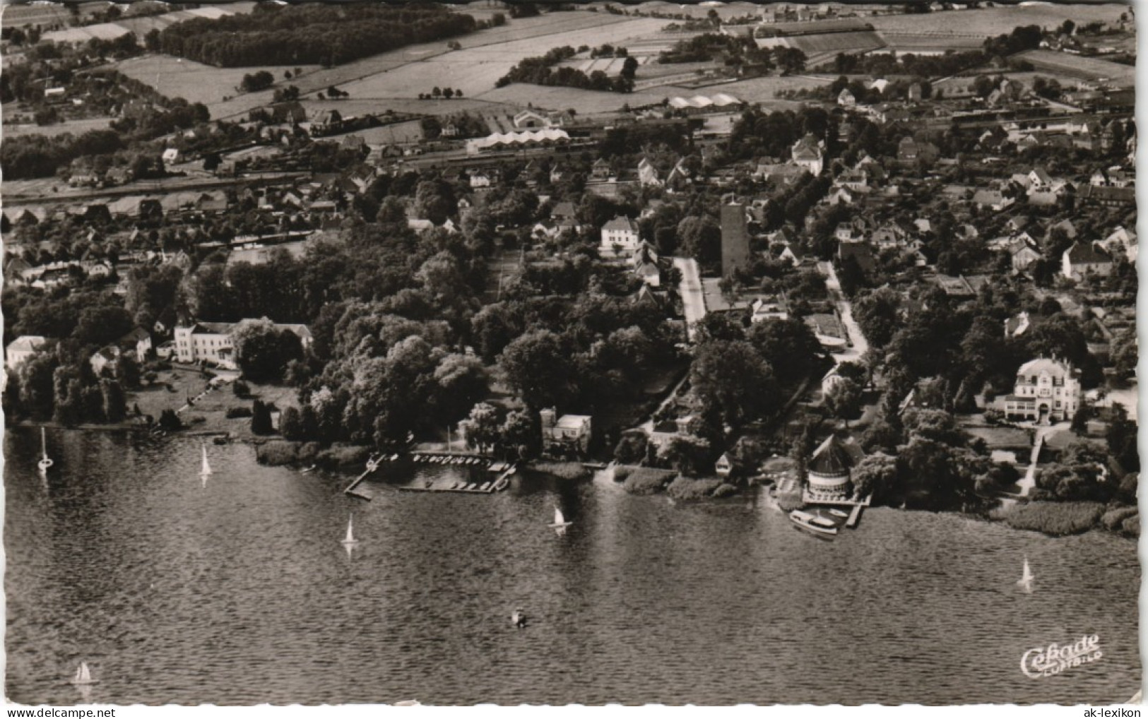 Ansichtskarte Bad Zwischenahn Luftbild Gesamtansicht Vom Flugzeug Aus 1963 - Bad Zwischenahn