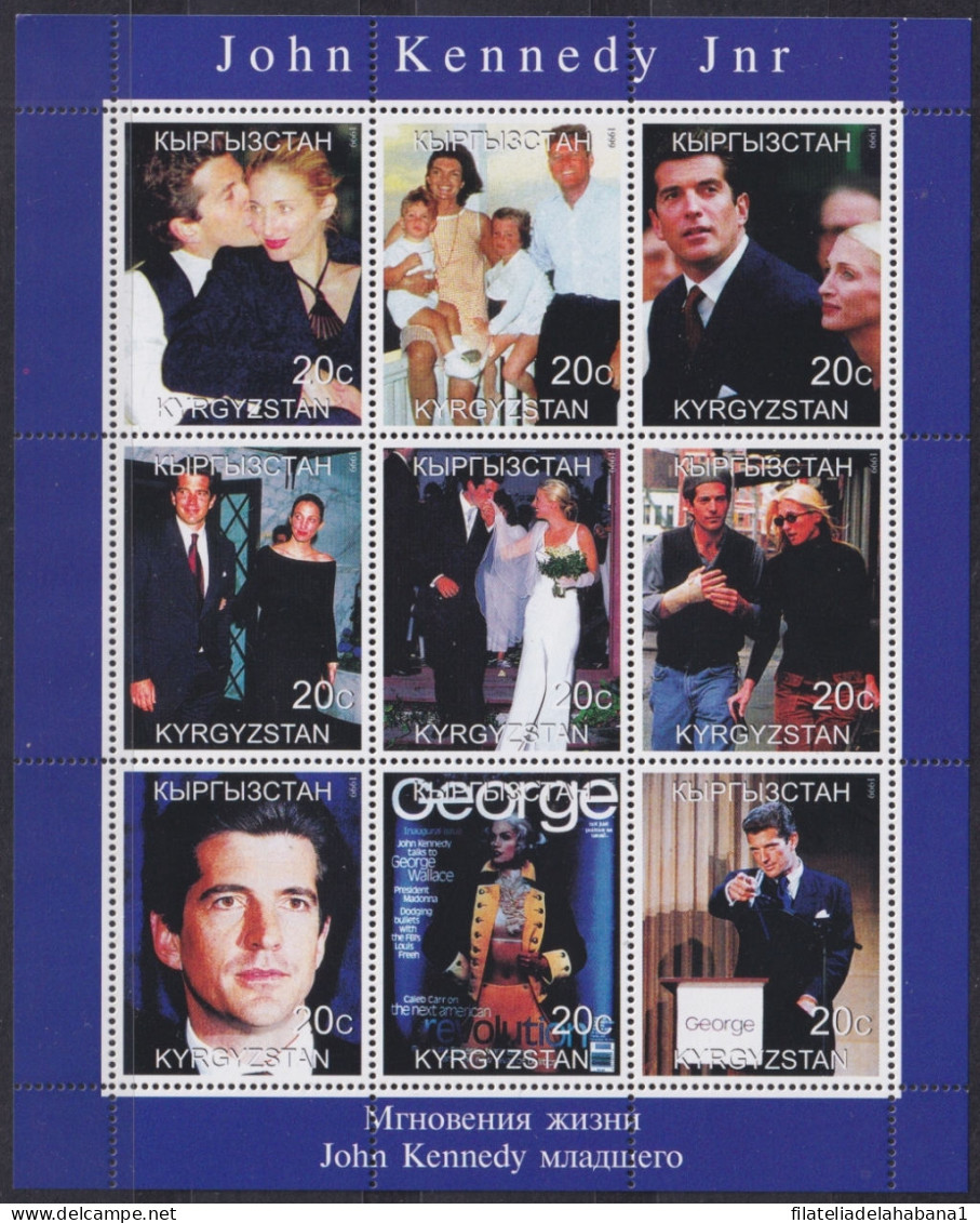 F-EX48055 KYRGYZSTAN MNH 1999 JOHN KENNEDY JR - Kennedy (John F.)