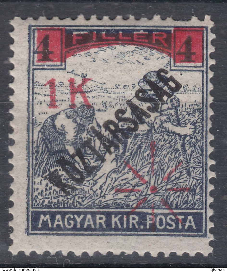Hungary Temesvar 1919, Romanian Zone Mi#7 Mint Hinged - Temesvár
