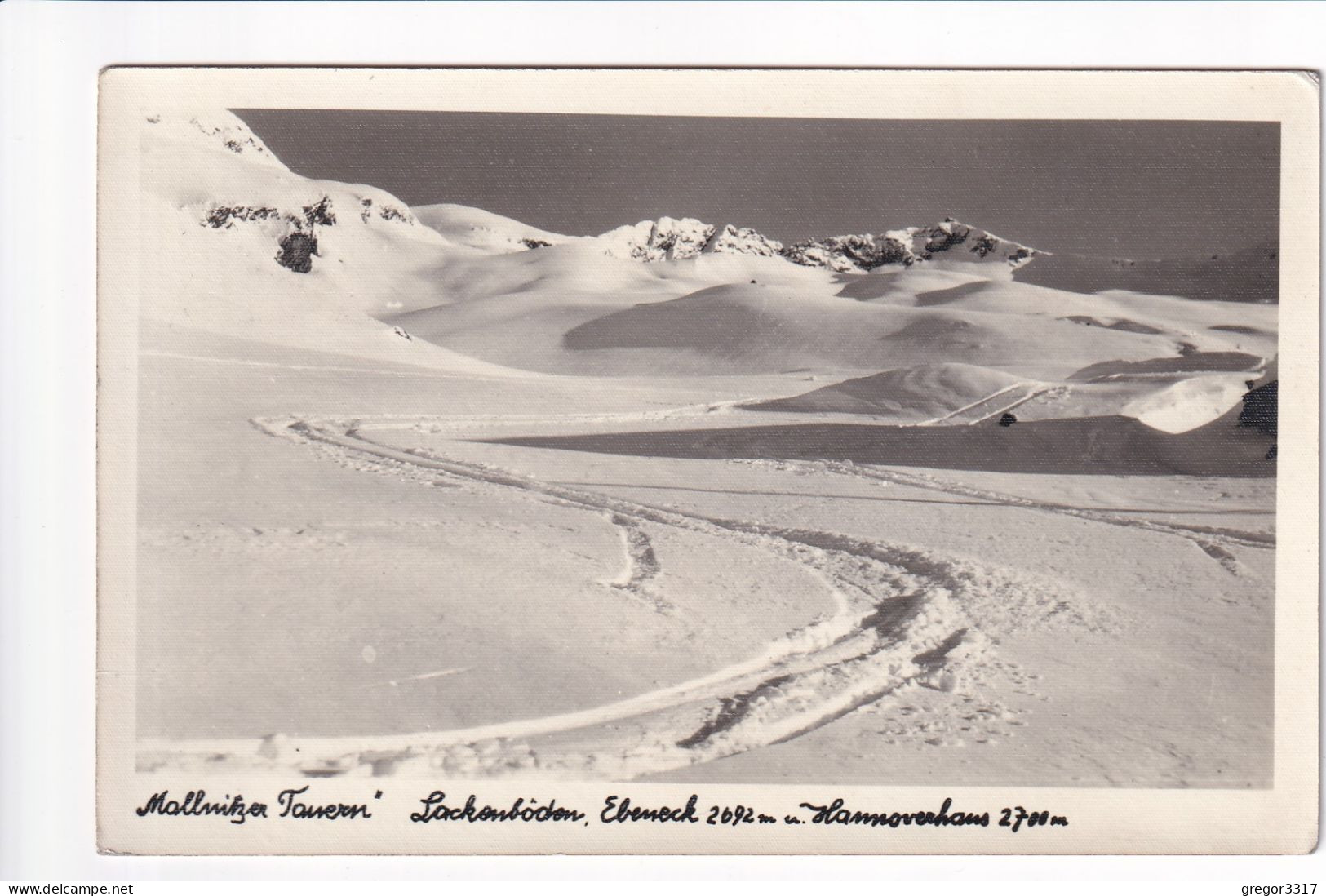 E5158) MALLNITZ - Mallnitzer Tauern - Lackenböden - Ebeneck U. Hannoverhaus Verschneit ALT! 1938 - Mallnitz