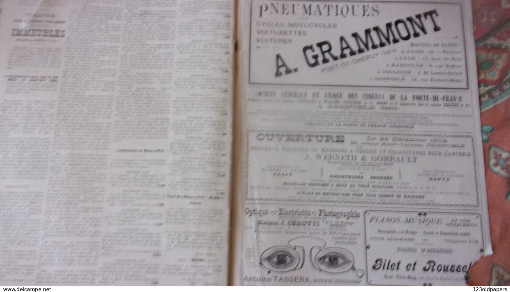 JANVIER 1905 LES ALPES PITTORESQUES N°86 87 BALMET PEINTRE VERRIER EMILE GUIGUES EMBRUN GRENOBLE PUB...