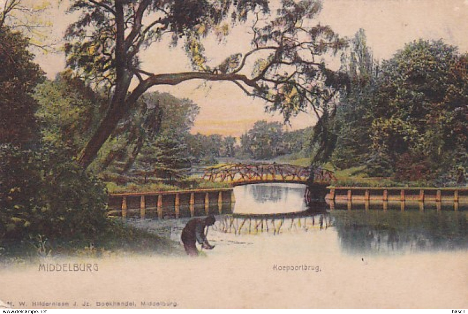 48552Middelburg, Koepoortbrug. 1906. (Zie Hoeken)               - Middelburg