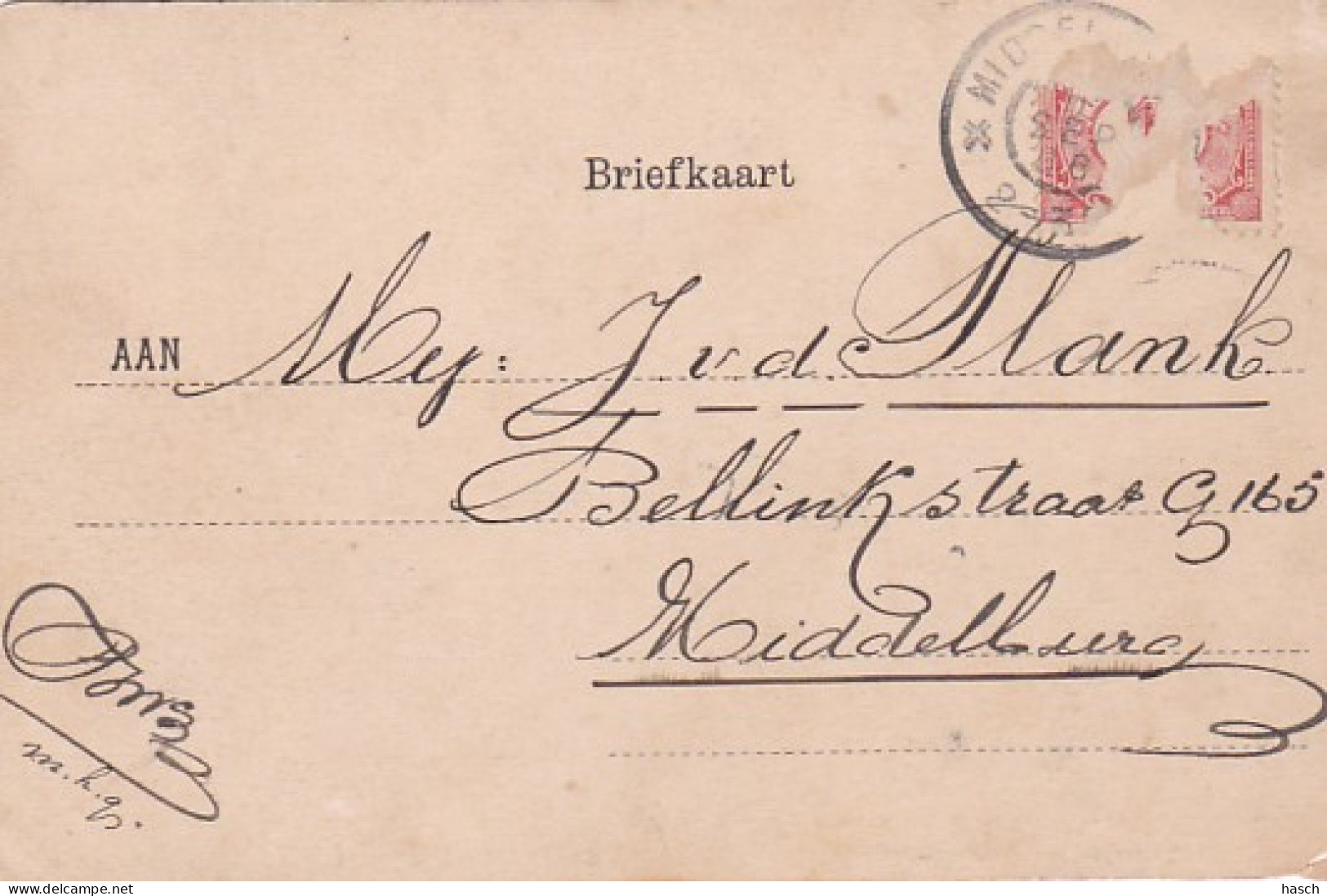 48552Middelburg, Koepoortbrug. 1906. (Zie Hoeken)               - Middelburg